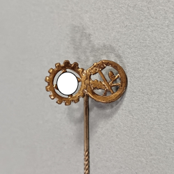 ALLEMAGNE EPINGLE DE CRAVATTE RAD FABRICATION SECONDE GUERRE HAUTEUR 5 cm