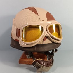 CASQUE F1 CAMOUFLE DAGUET GUERRE DU GOLF 1990 - 1991 COUVRE CASQUE ET LUNETTES BOLLE LEGION ETRANGERE DESERT STROM
