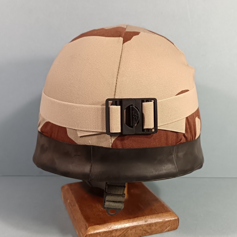 CASQUE F1 CAMOUFLE DAGUET GUERRE DU GOLF 1990 - 1991 COUVRE CASQUE ET LUNETTES BOLLE LEGION ETRANGERE DESERT STROM