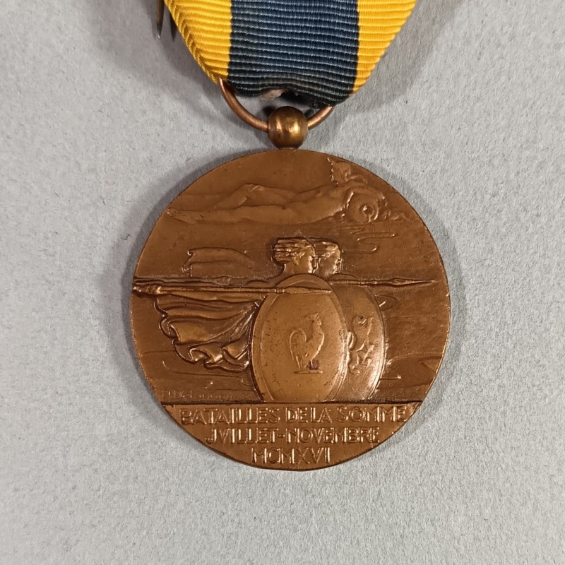 MEDAILLE DES ANCIENS COMBATTANTS DE LA SOMME COMBATS DE 1914-1918-1940