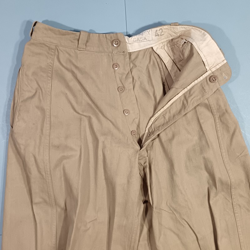 PANTALON CULOTTE FLOTTARD POUR TENUE DE TRADITION DES TROUPES SAHARIENNES SPAHIS ET LEGION SAHARA 1956 1962
