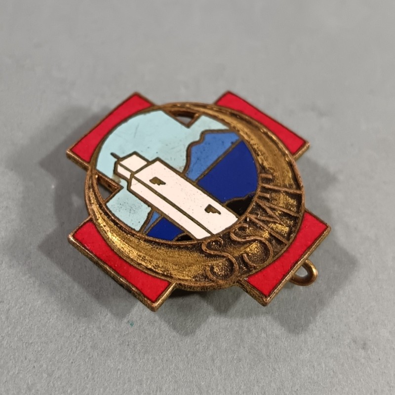 INSIGNE MILITAIRE SSMT SERVICE DE SANTE MILITAIRE DE TUNISIE FABRICATION DRAGO RUE OLIVIER METRA H254