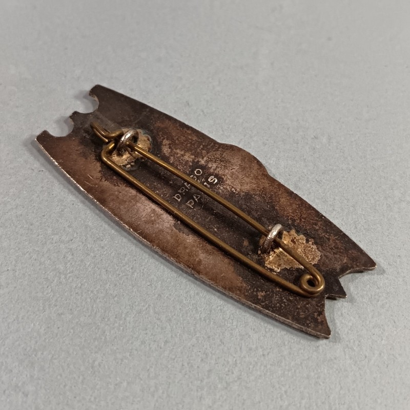 INSIGNE MILITAIRE PROMOTION N° 141 ESM ST CYR FRANCHET D'ESPEREY 1954-1956 FABRICATION DRAGO PARIS