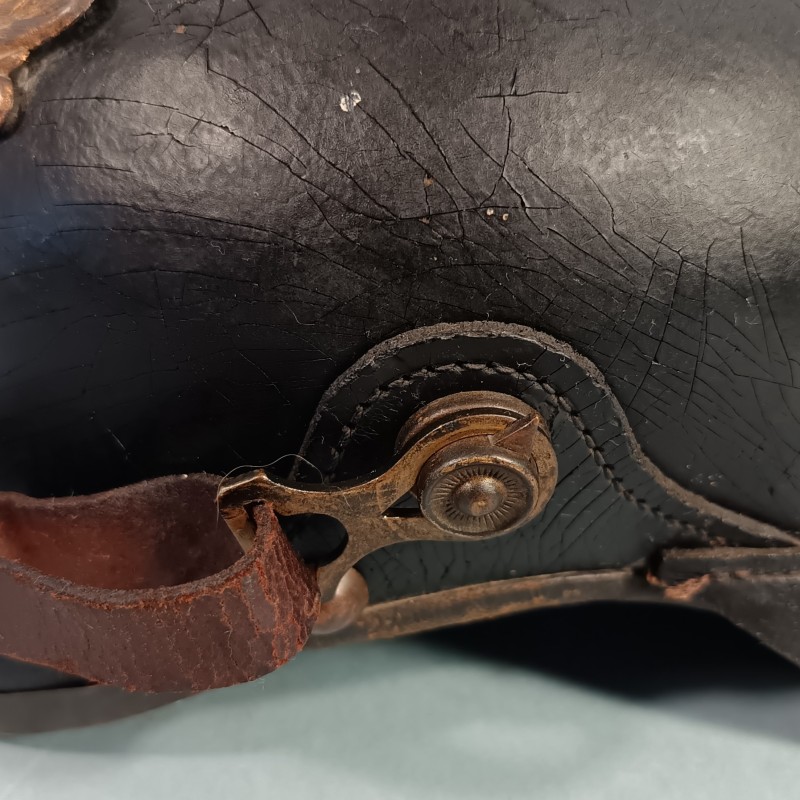 CASQUE A POINTE DU 95 ème REGT D'INFANTERIE PRUSSIENNE THURINGE MODELE 1895 DATE 1912 GUERRE 1914-18 PRUSSE