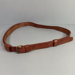 CEINTURON CEINTURE EN CUIR MARRON POUR ETUI D'OFFICIER REVOLVER D'ORDONNANCE ST ETIENNE MODELE 1873 1874 ET 1892
