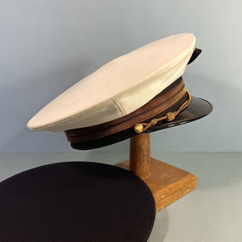 CASQUETTE AVIATION MODELE 1929 LIEUTENANT ARMEE DE L'AIR 1950 1960 TAILLE 57 DESSUS DE DEUX COULEURS AVIATEUR PILOTE