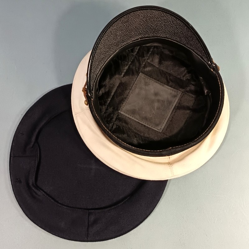 CASQUETTE AVIATION MODELE 1929 LIEUTENANT ARMEE DE L'AIR 1950 1960 TAILLE 57 DESSUS DE DEUX COULEURS AVIATEUR PILOTE