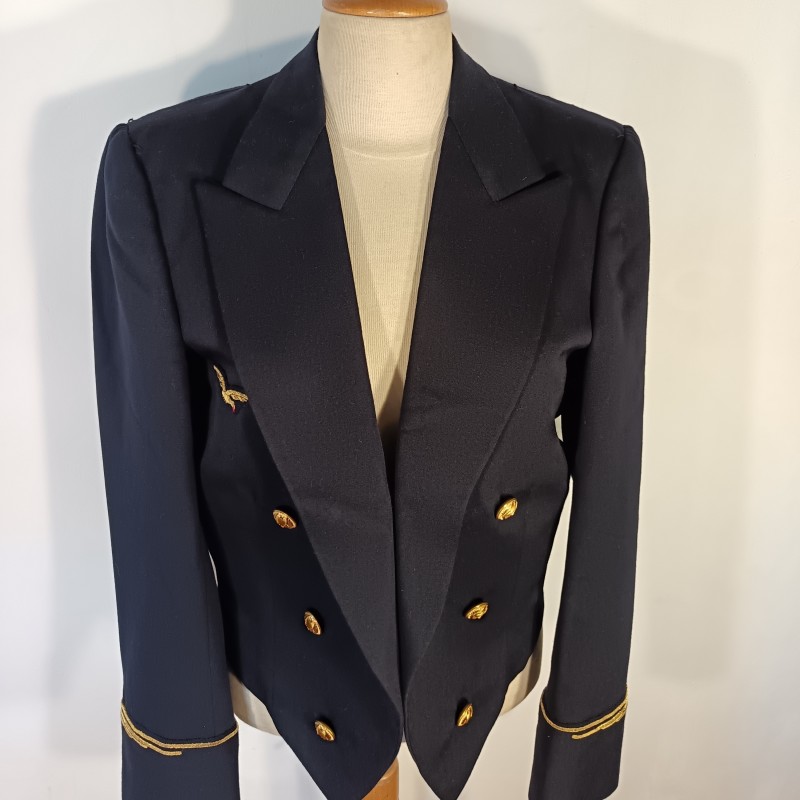 UNIFORME DE GALA SPENCER D'OFFICIER ARMEE DE L'AIR AVIATION PILOTE BELLE FABRICATION ANNEES 1960 1980 VESTE ET PANTALON