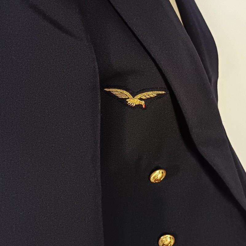 UNIFORME DE GALA SPENCER D'OFFICIER ARMEE DE L'AIR AVIATION PILOTE BELLE FABRICATION ANNEES 1960 1980 VESTE ET PANTALON