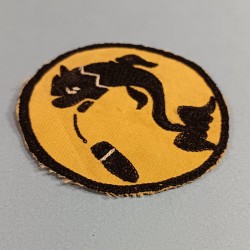 RARE !! INSIGNE EN TISSU 192 ème RALT REGIMENT D'ARTILLERIE LOURDE TRACTEE FABRICATION ARTISANAL 1939 1940