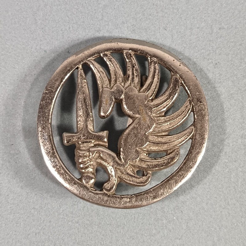 INSIGNE DE BERET PARACHUTISTE FABRICATION LOCALE ANNEES 1950 - 1960 TAP INDOCHINE ALGERIE BEP LEGION ETRANGERE