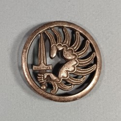 INSIGNE DE BERET PARACHUTISTE FABRICATION ARTHUS BERTRAND ANNEES 1950 - 1960 TAP INDOCHINE ALGERIE