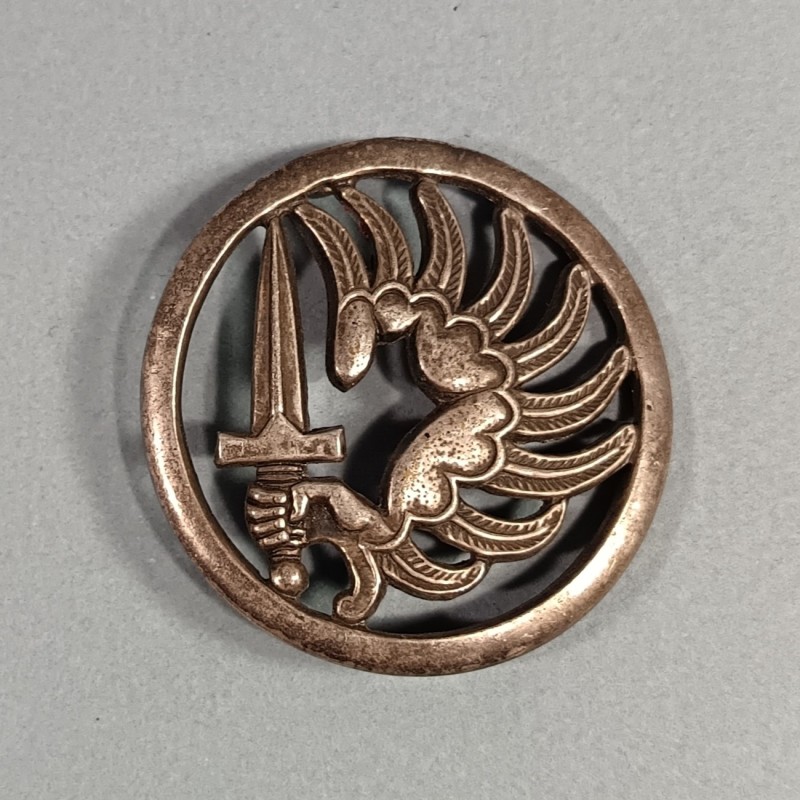INSIGNE DE BERET PARACHUTISTE FABRICATION ARTHUS BERTRAND ANNEES 1950 - 1960 TAP INDOCHINE ALGERIE