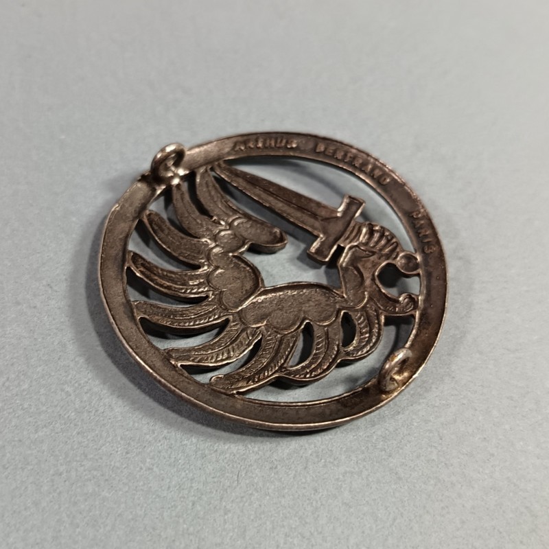 INSIGNE DE BERET PARACHUTISTE FABRICATION ARTHUS BERTRAND ANNEES 1950 - 1960 TAP INDOCHINE ALGERIE