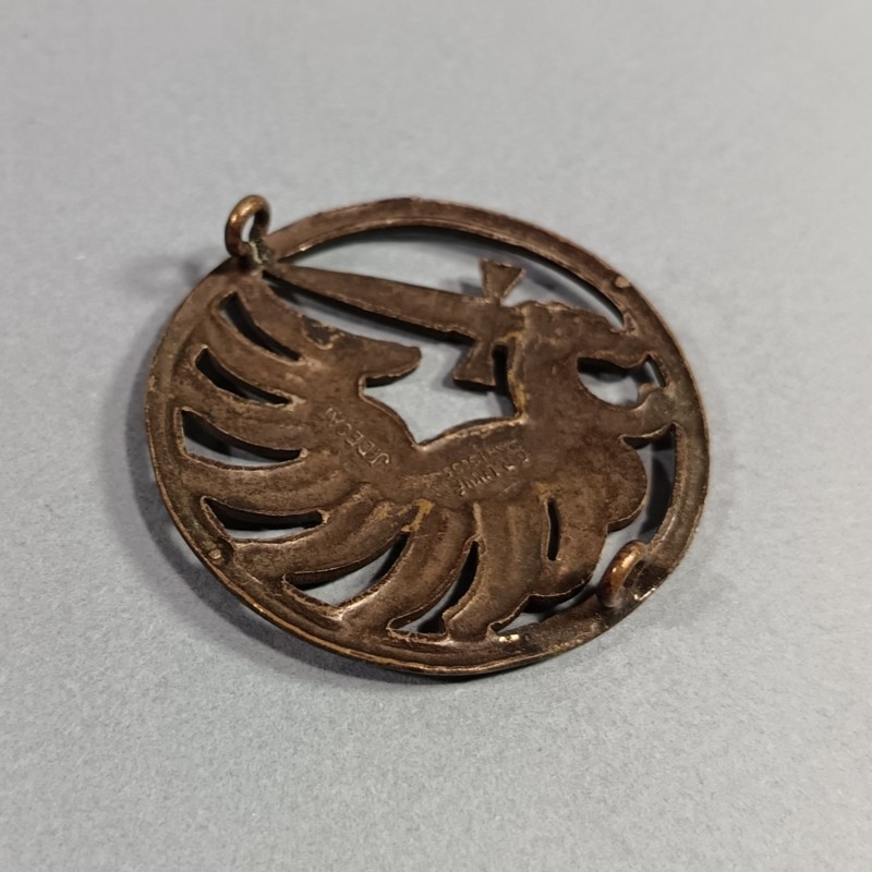 INSIGNE DE BERET PARACHUTISTE FABRICATION J. DECAT PARIS MODELE 1946 ANNEES 1950 TAP INDOCHINE ALGERIE