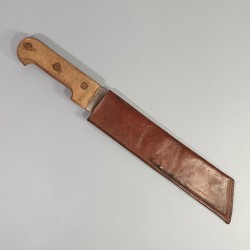 MACHETTE OU COUPE COUPE DE TIRAILLEURS SENEGALAIS AVEC SON ETUI SIMPLIFIER SECONDE GUERRE