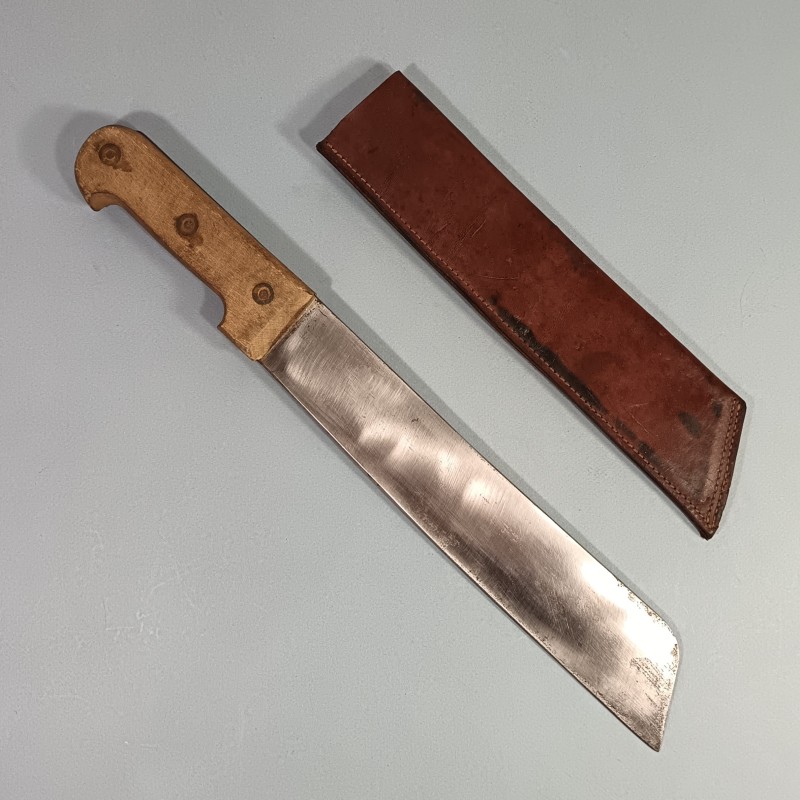 MACHETTE OU COUPE COUPE DE TIRAILLEURS SENEGALAIS AVEC SON ETUI SIMPLIFIER SECONDE GUERRE