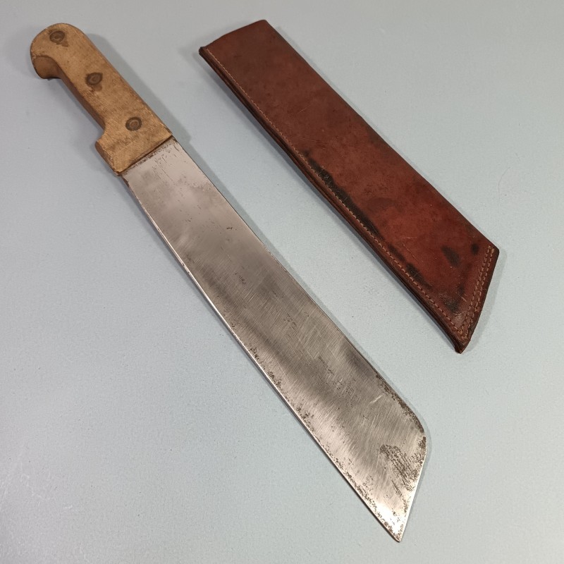 MACHETTE OU COUPE COUPE DE TIRAILLEURS SENEGALAIS AVEC SON ETUI SIMPLIFIER SECONDE GUERRE