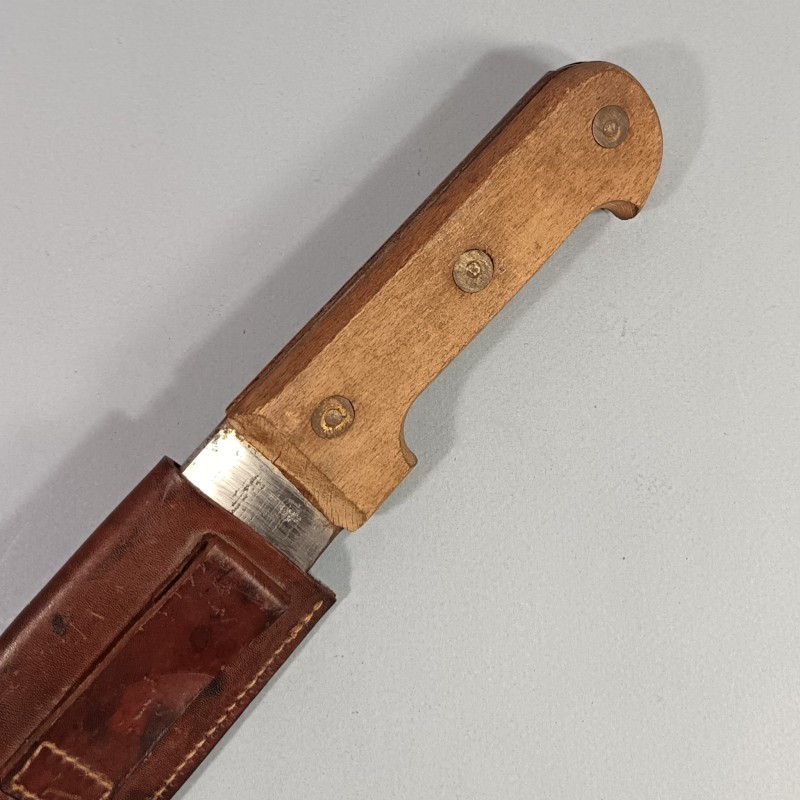 MACHETTE OU COUPE COUPE DE TIRAILLEURS SENEGALAIS AVEC SON ETUI SIMPLIFIER SECONDE GUERRE