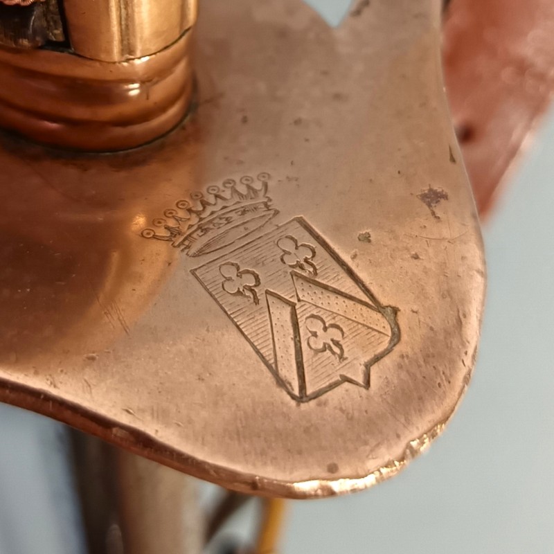 SABRE MODELE 1882 FANTAISIE POUR OFFICIERS D'INFANTERIE OU CAVALERIE AVEC BLASON D'UN COMTE DE FRANCE FABRICATION BALP