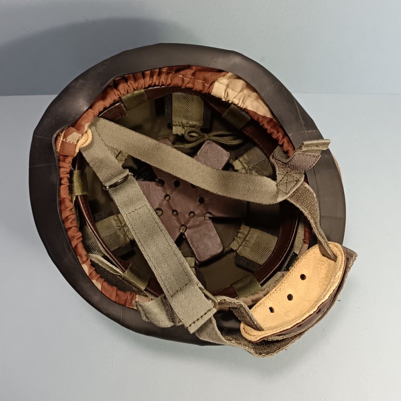 CASQUE F1 CAMOUFLE DAGUET GUERRE DU GOLF 1990 - 1991 COUVRE CASQUE ET LUNETTES BOLLE LEGION ETRANGERE DESERT STROM
