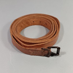 SANGLE COURROIE MODELE 1893 POUR HAVRESAC SAC A DOS ET AS DE CARREAU LONGUEUR 170 cm SERIES DE 11 ET 15 TROUS DECALES