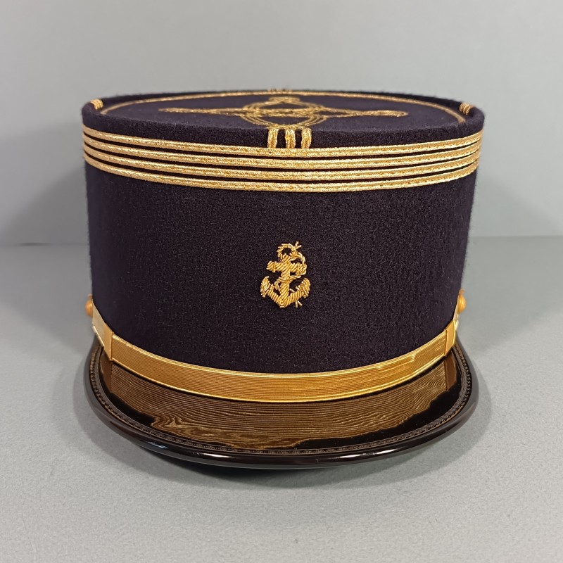 KEPI D'OFFICIER COMMANDANT INFANTERIE ET ARTILLERIE DES TROUPES DE MARINES FABRICATION ACTUELLE TAILLE 60