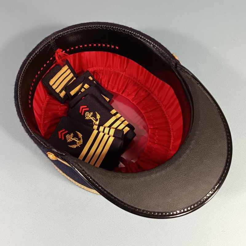 KEPI D'OFFICIER COMMANDANT INFANTERIE ET ARTILLERIE DES TROUPES DE MARINES FABRICATION ACTUELLE TAILLE 60