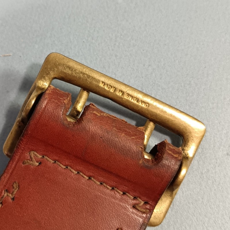CEINTURON ET HOLSTER WESTERN EN CUIR EPAIS FABRICATION BRAUER BROSS. MFG. CO. NUMEROTEE POUR COLT US ARMY OU NAVY