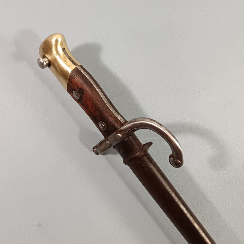 BAIONNETTE POUR FUSIL GRAS FRANCAIS MODELE 1874 AVEC ANCRE POUR LES TROUPE DE MARINE OU DE L'INFANTERIE COLONIALE
