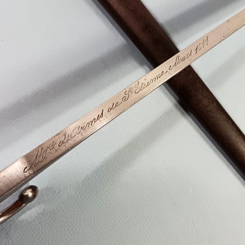 BAIONNETTE POUR FUSIL GRAS FRANCAIS MODELE 1874 AVEC ANCRE POUR LES TROUPE DE MARINE OU DE L'INFANTERIE COLONIALE