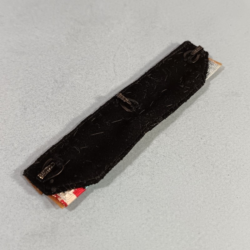 BARRETTE DE RAPPEL D'UN PLACARD DE 6 MEDAILLES D'UN ANCIEN COMBATTANT DE LA GUERRE 1939 1945 LIBERATION INDO ALGERIE