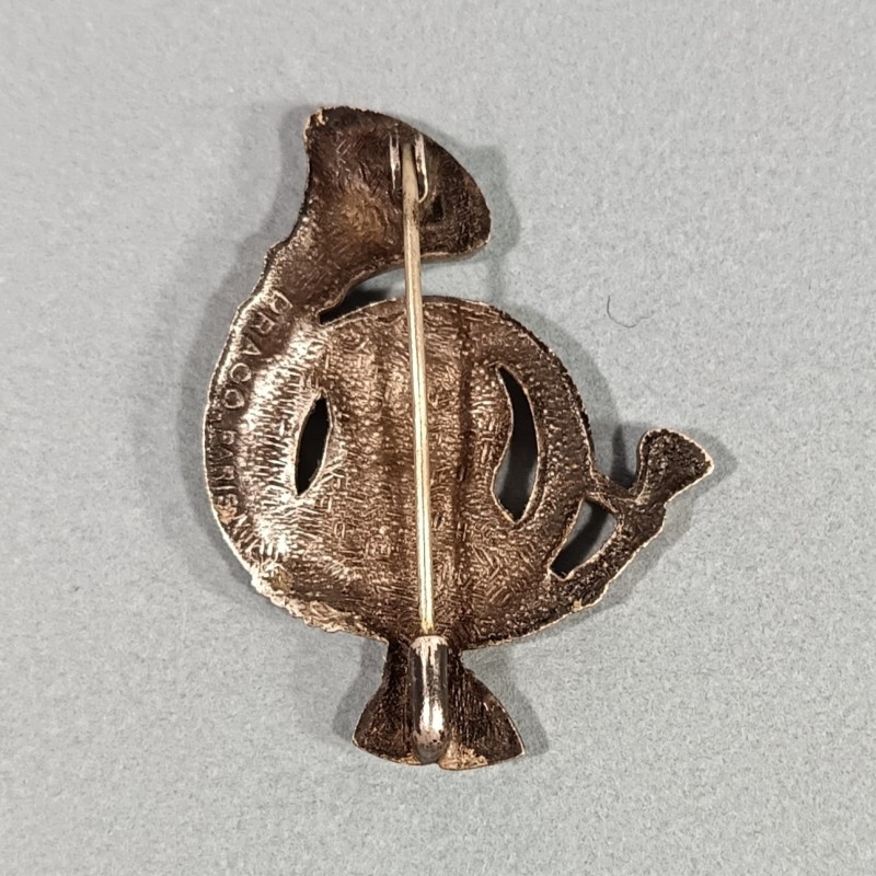 INSIGNE MILITAIRE 15 ème BCA BATAILLON DE CHASSEURS ALPINS FABRICATION DRAGO PARIS NICE (RUE BERANGER)