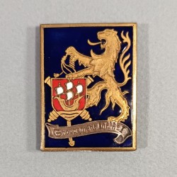 INSIGNE MILITAIRE GROUPEMENT D'INFANTERIE N° 1 FABRICATION DRAGO PARIS RUE BERANGER 1947 - 1948