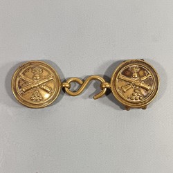 BOUCLES DE CEINTURON TROUPE ARTILLERIE OU ARTILLEUR MONTE MODELE POUR SABRE DE CANONNIER 1829 ET ARTILLERIE 1822-60