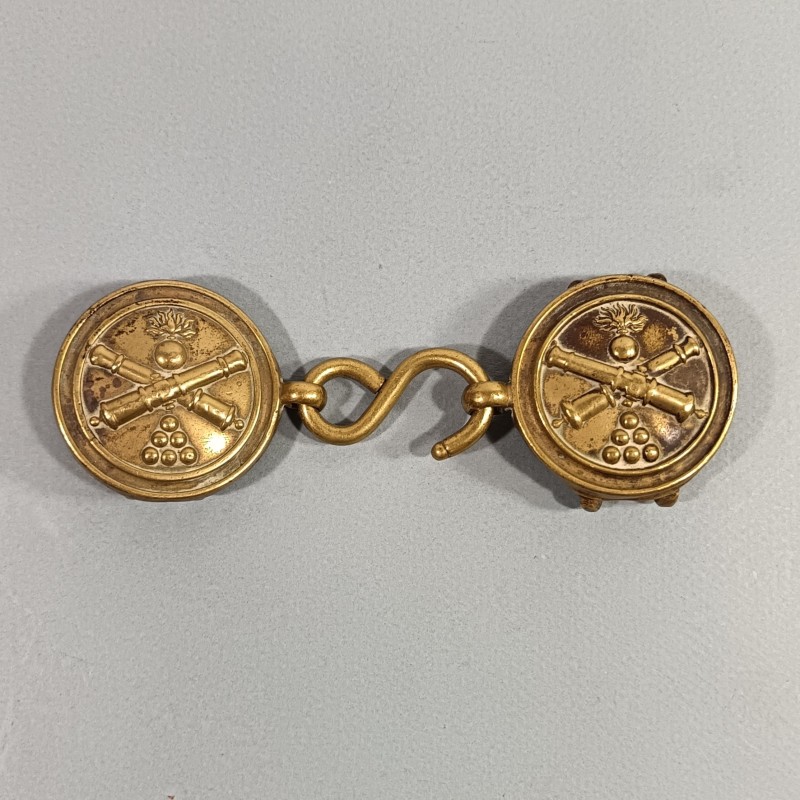 BOUCLES DE CEINTURON TROUPE ARTILLERIE OU ARTILLEUR MONTE MODELE POUR SABRE DE CANONNIER 1829 ET ARTILLERIE 1822-60