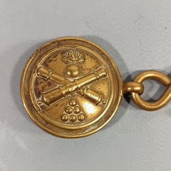 BOUCLES DE CEINTURON TROUPE ARTILLERIE OU ARTILLEUR MONTE MODELE POUR SABRE DE CANONNIER 1829 ET ARTILLERIE 1822-60