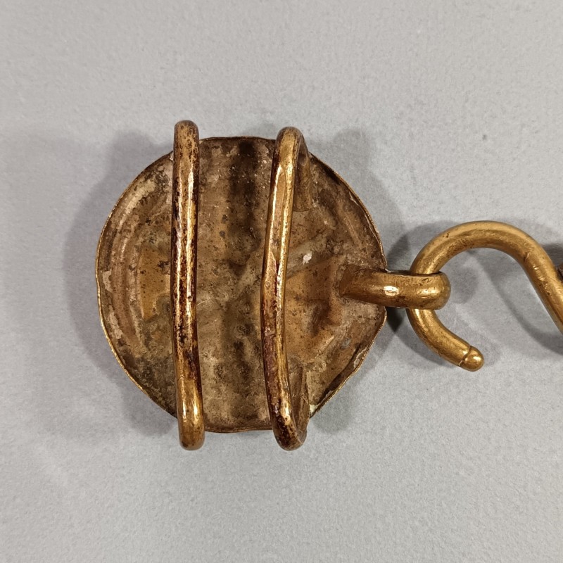 BOUCLES DE CEINTURON TROUPE ARTILLERIE OU ARTILLEUR MONTE MODELE POUR SABRE DE CANONNIER 1829 ET ARTILLERIE 1822-60