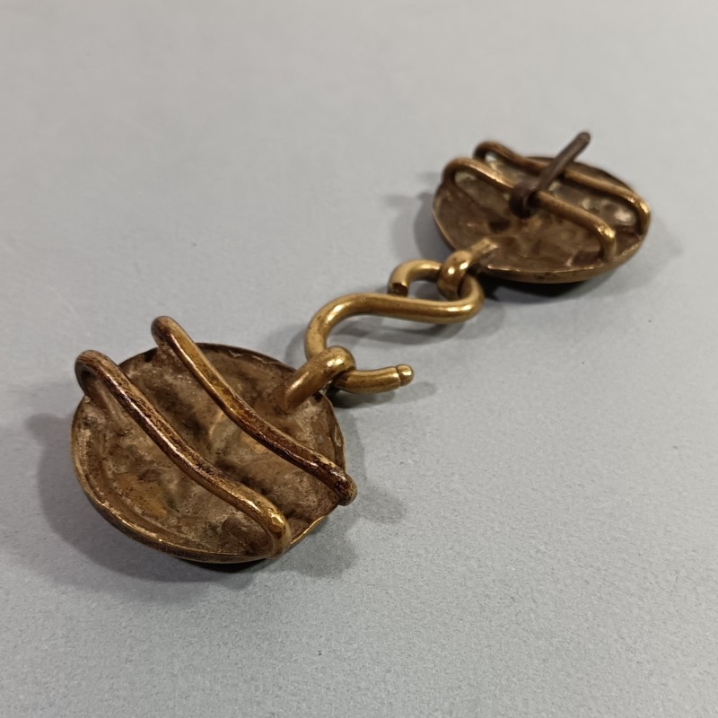 BOUCLES DE CEINTURON TROUPE ARTILLERIE OU ARTILLEUR MONTE MODELE POUR SABRE DE CANONNIER 1829 ET ARTILLERIE 1822-60