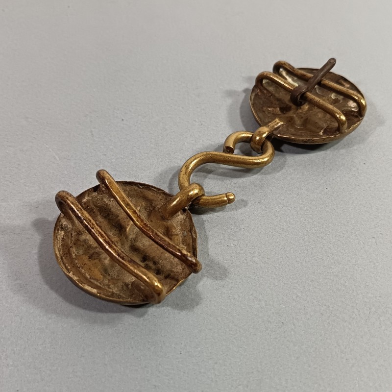 BOUCLES DE CEINTURON TROUPE ARTILLERIE OU ARTILLEUR MONTE MODELE POUR SABRE DE CANONNIER 1829 ET ARTILLERIE 1822-60