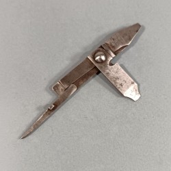 OUTIL DE DEMONTAGE D'ARMES OU TOURNEVIS MIXTE MODELE 1892 POUR REVOLVER ST ETIENNE 1892