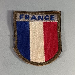INSIGNE D'EPAULE EN TISSU PATCH FRANCE 1 ère ARMEE DEBARQUEMENT RHIN et DANUBE LIBERATION 1944 1945 FFL