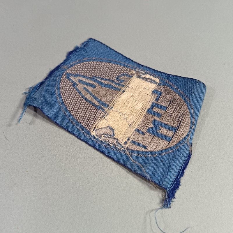 INSIGNE TISSU POUR LES OFFICIER FORMATEURS DE L' EHM ECOLE DE HAUTE MONTAGNE FABRICATION ANCIENNE