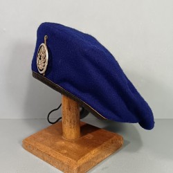 BERET BLEU ROI EN 3 PARTIES MODELE 1947 NEUF DE STOCK FABRICANT S.C.P. BERNAY PARACHUTISTES METRO TAP TAILLE 59