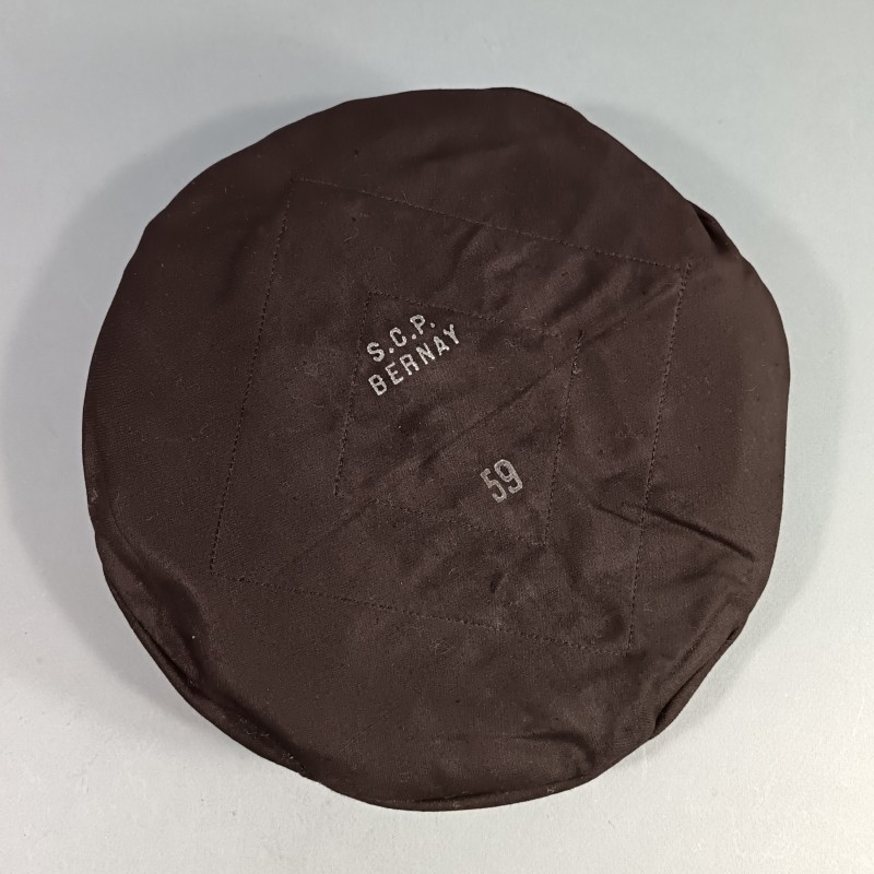 BERET BLEU ROI EN 3 PARTIES MODELE 1947 NEUF DE STOCK FABRICANT S.C.P. BERNAY PARACHUTISTES METRO TAP TAILLE 59