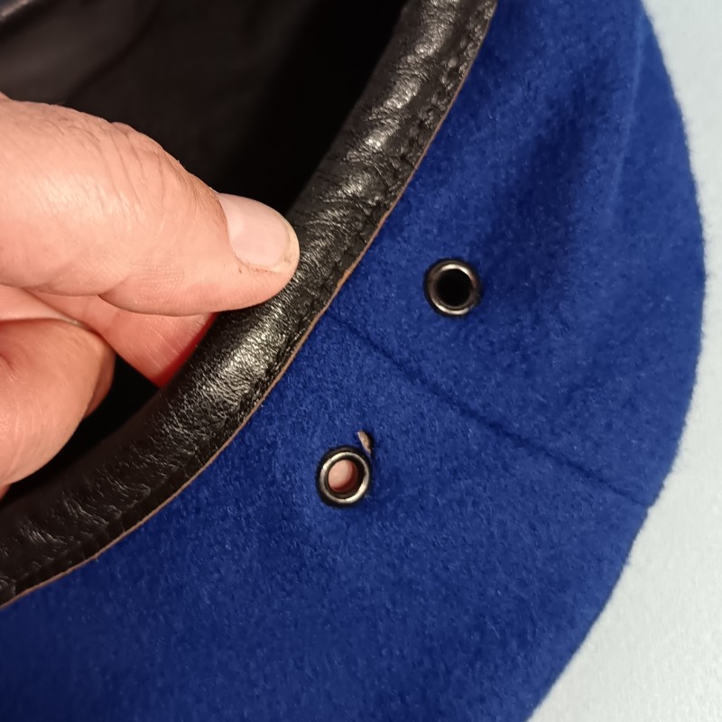 BERET BLEU ROI EN 3 PARTIES MODELE 1947 NEUF DE STOCK FABRICANT S.C.P. BERNAY PARACHUTISTES METRO TAP TAILLE 59
