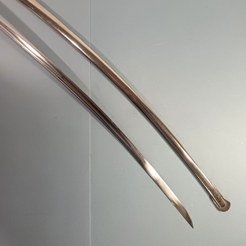 SABRE MODELE 1822 1882 FANTAISIE POUR OFFICIERS DE CAVALERIE OU ARTILLERIE MONTEE GARDE DITE DE NANCY LAME COURBE