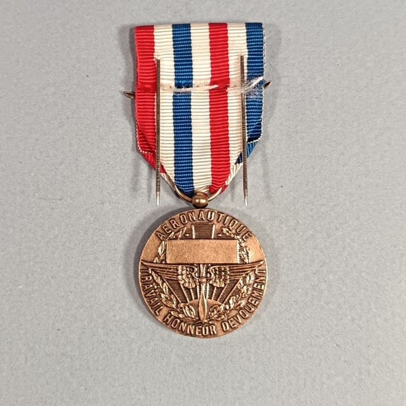 FRANCE MEDAILLE DE L'AERONAUTIQUE CLASSE BRONZE TRAVAIL HONNEUR DEVOUEMENT NEUVE EN BOITE MONNAIE DE PARIS