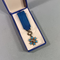 FRANCE REDUCTION DE LA MEDAILLE DE COMMANDEUR DE L'ORDRE NATIONAL DU MERITE ONM EN ARGENT