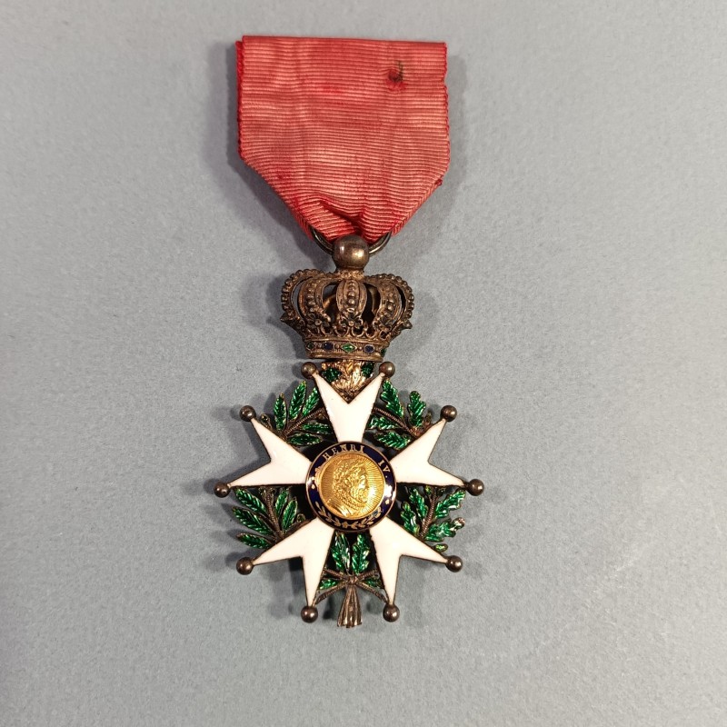 FRANCE MEDAILLE DE CHEVALIER DE L'ORDRE DE LA LEGION D'HONNEUR MODELE MONARCHIE DE JUILLET 1830 1848 LOUIS PHILIPPE